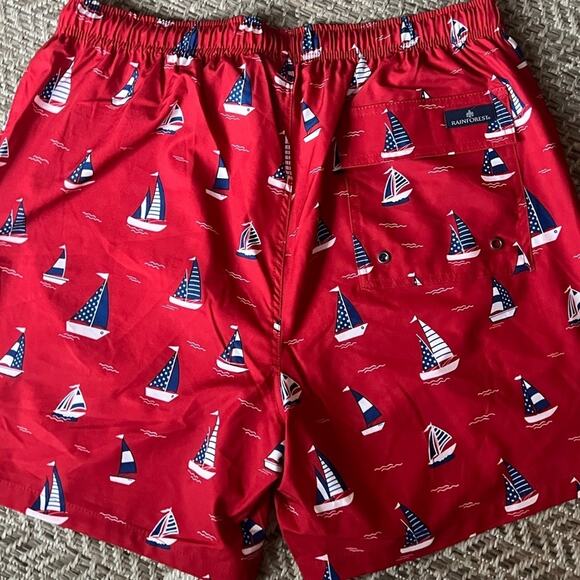 Rainforest Swim Trunks Mens Sz L - Picture 3 of 4